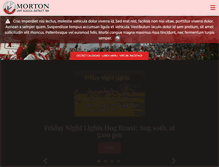 Tablet Screenshot of morton709.org